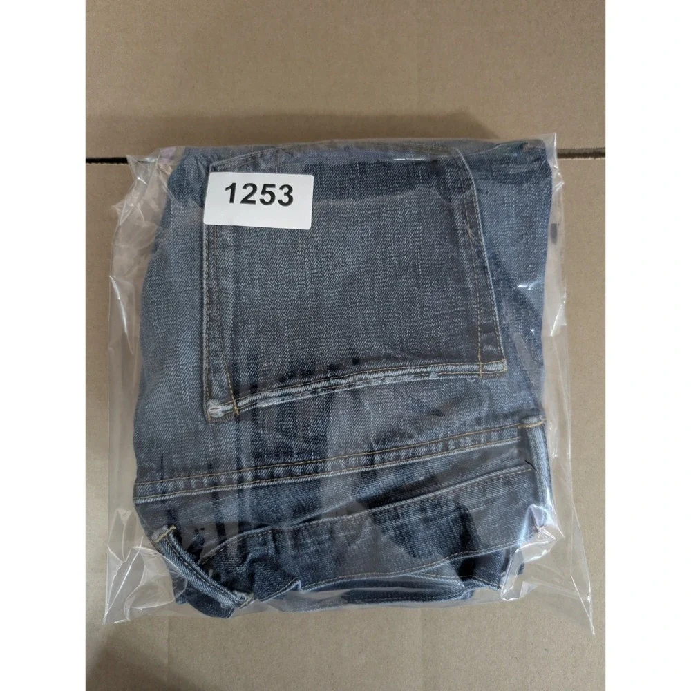 Simon Miller Slim Fit Jeans Mens 34 Blue Medium Wash Whiskered Made in USA